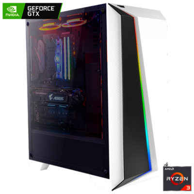 PC GAMER AMD RYZEN 3 1200 AF-GTX 1050Ti – AEROCOOL CYLON PRO BLANC