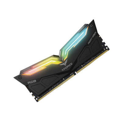 RAM T-FORCE NIGHT HAWK RGB BLACK – 8GBX2 DDR4 3600MHz